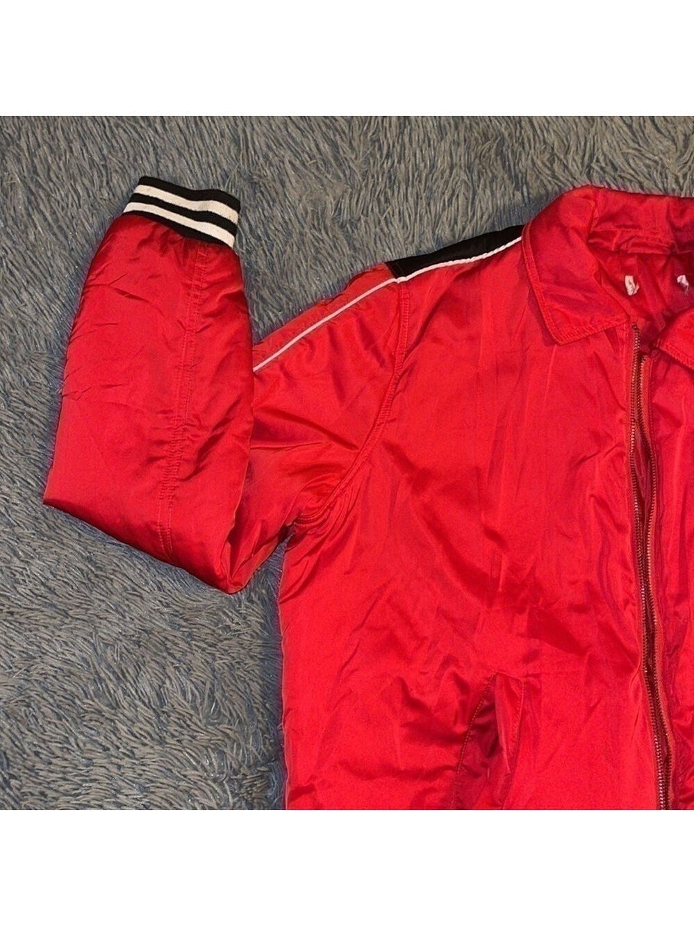 Red puff jacket - Picture 2 of 8